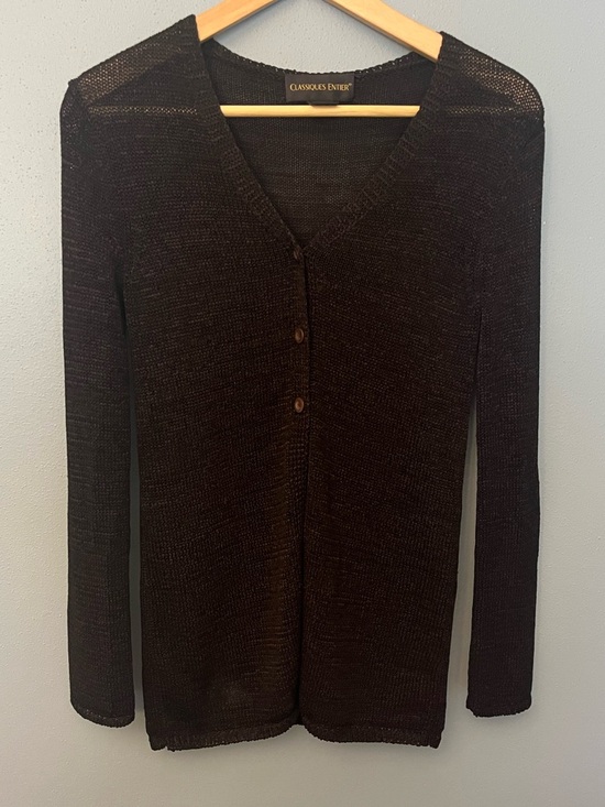 Classiques Entier Sweaters - Vintage Classiques Entier Lightweight Cardigan